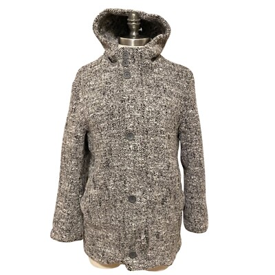 Grey Herno Alpaca Coat Herno Resort Grey Melange Wool Alpaca Tweed