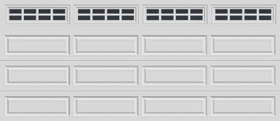STOCKTON 612 WHITE Replacement Window Inserts/LONG Panel HOLMES