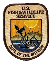 US FISH & WILDLIFE SERVICE DEPT OF THE INTERIOR COLOR PATCH (SPC8)