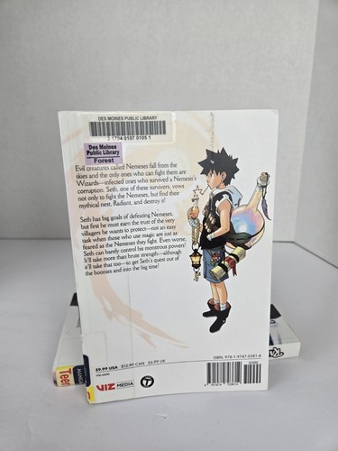 Radiant English Manga Lot Of 2. Volumes 1 & 2 Tony Valente. Formal Library Books - Imagen 3 de 3