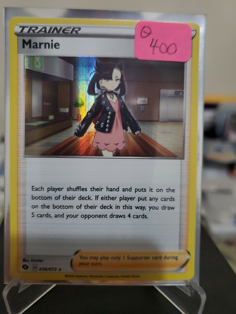 Pokemon Card TCG SWSH Champion's Path Marnie Holo Foil Rare 056