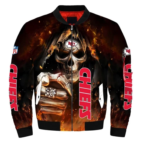 Kansas City Chiefs Men's Flight Bomber Jacket