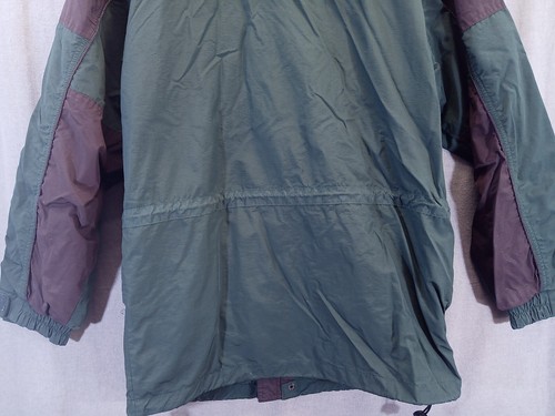 North End jacket Men small Green rain coat All Climate Wear Ezem System zip snap - Picture 18 of 20