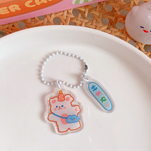 ✿Porte-Clés En Acrylique Pour Femme Pendentif De Sac Dessin Animé Coréen ~ - Photo 11/13