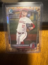 2025 bowman draft Tyler Bremner 1st bowman popcorn parallel