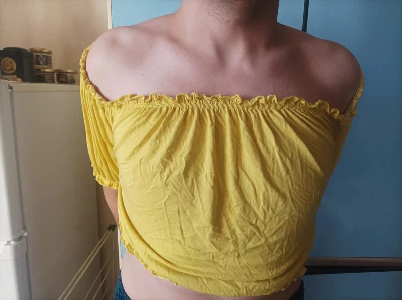 Crop Top Jaune Primark taille M - Photo 1/1