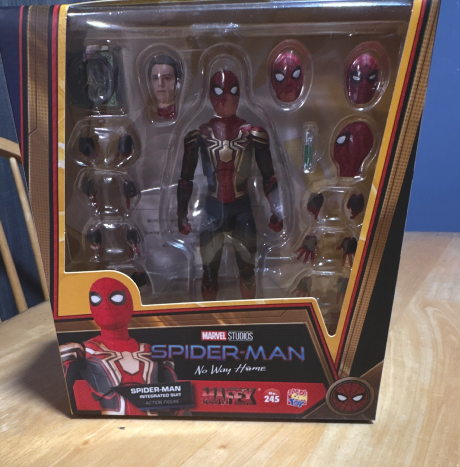 MAFEX NO.245 MAFEX INTEGRATED SUIT SPIDER-MAN COLLECTIBLE | eBay