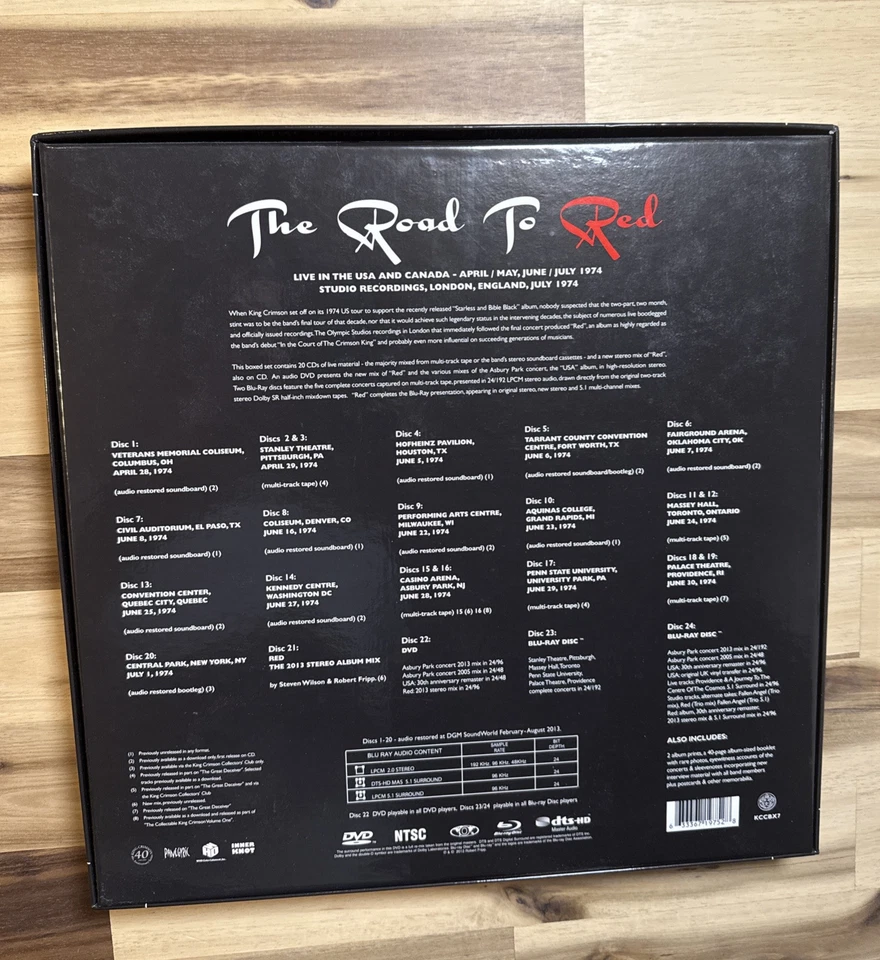 KING CRIMSON - The Road To Red - BOX SET - LIMITED - Bild 2 von 4