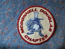 (1278) NOS Beer Patch McDonnell Douglas Chapter  BCCA  4 Inch High