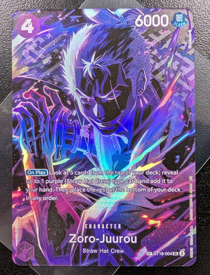 Zoro-Juurou ST18-004 SP OP12 Legacy of the Master One Piece Card