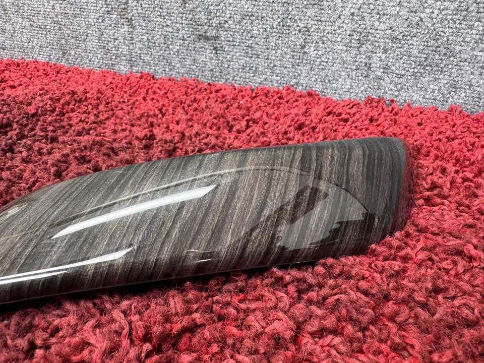 BMW 2014-2021 F22 F23 puerta lateral derecha acabado corriente moldura madera OEM 28K Foto 3 de 4