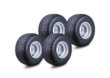 ROADGUIDER Golf Cart Tire Wheel Assembly 18X8.5-8 18/8.5-8 installed 4 Lugs o...