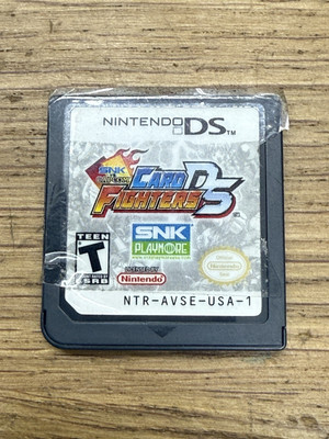 SNK vs. Capcom: Card Fighters (Nintendo DS, 2007) Authentic Label Wear Working