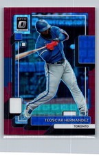 2022 Donruss Optic #123 Teoscar Hernandez /99 Red Pandora 