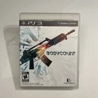 Bodycount (Sony Playstation 3 PS3, 2011) CIB - Complete w/Manual - Mint Disc
