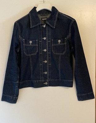 Vintage Jeanagers Jeansjacke Gr. M 38 Denim dunkelblau