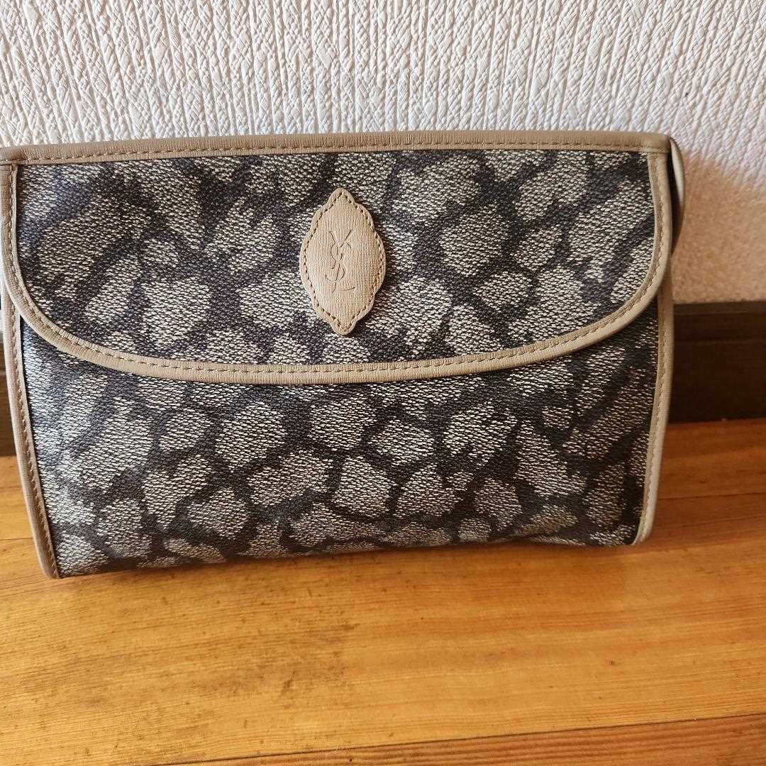 Yves Saint Laurent s borsa marrone formale casual donna unisex usata dal Giappone