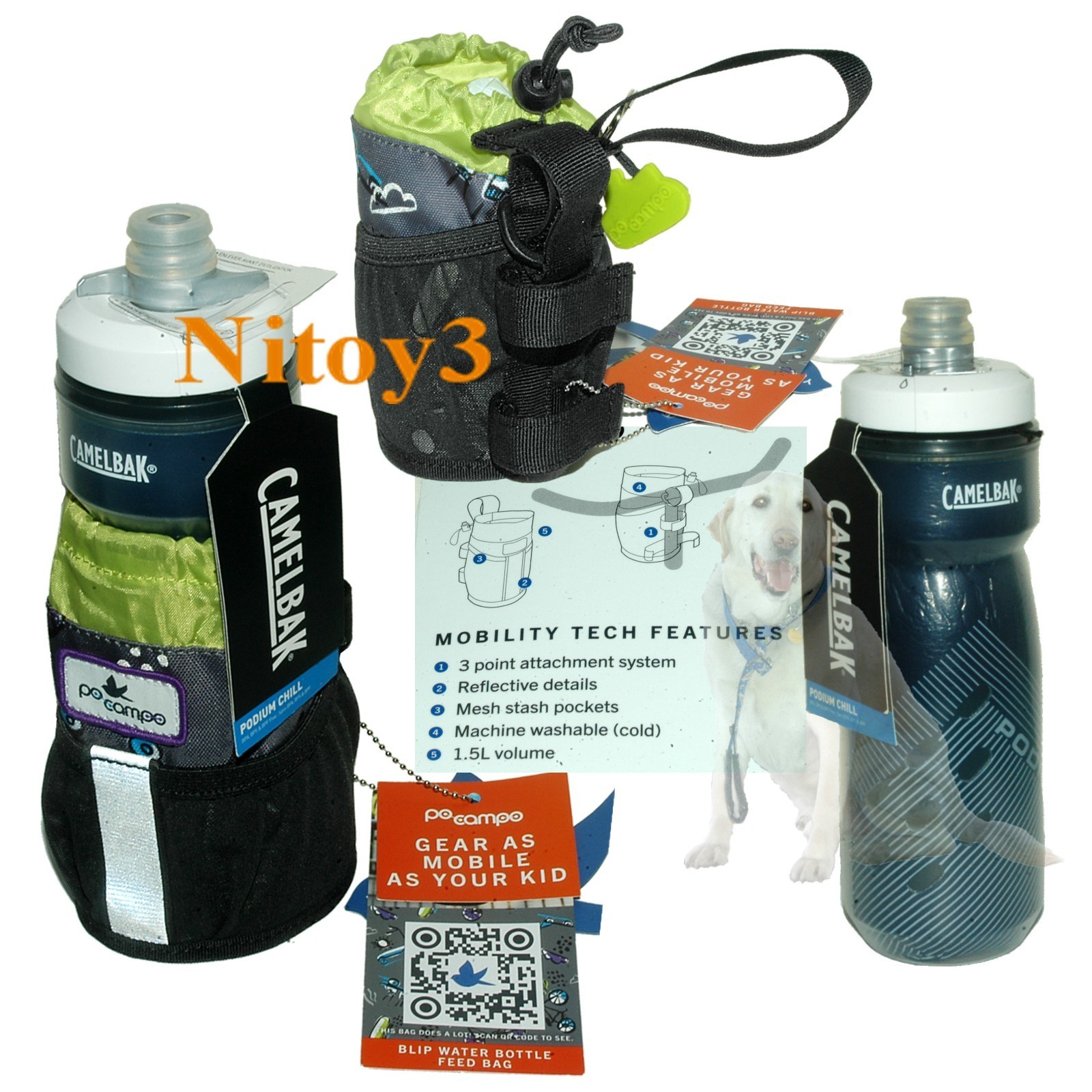 Holder W/camelbak Insulated Water Bottle 21 Oz.