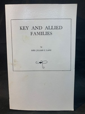 Key and Allied Families - Julian C. Lane Paperback Book
