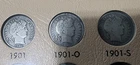 Barber Dime Set Album Coins 1901 POS All Mints