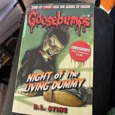 Goosebumps Night of the Living Dummy Paperback Book By R. L. Stine Reprint