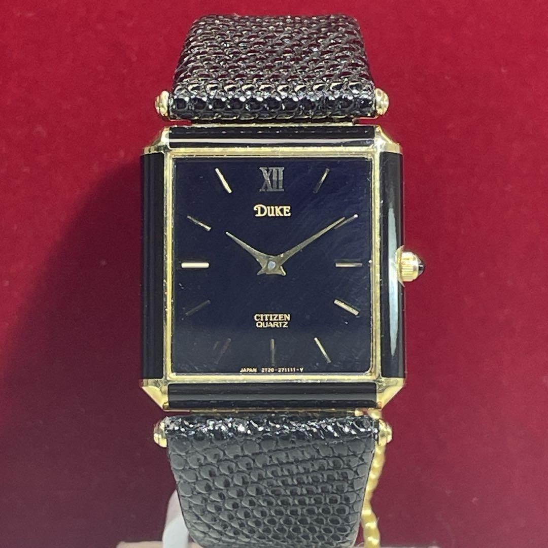 CITIZEN DUKE QUARTZ MEN'S WRISTWATCH JAPAN MADE 80S VINTAGE