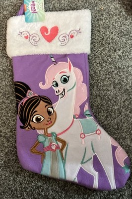 Nickelodeon NELLA THE PRINCESS KNIGHT 18  Christmas Stocking 3D Fleece