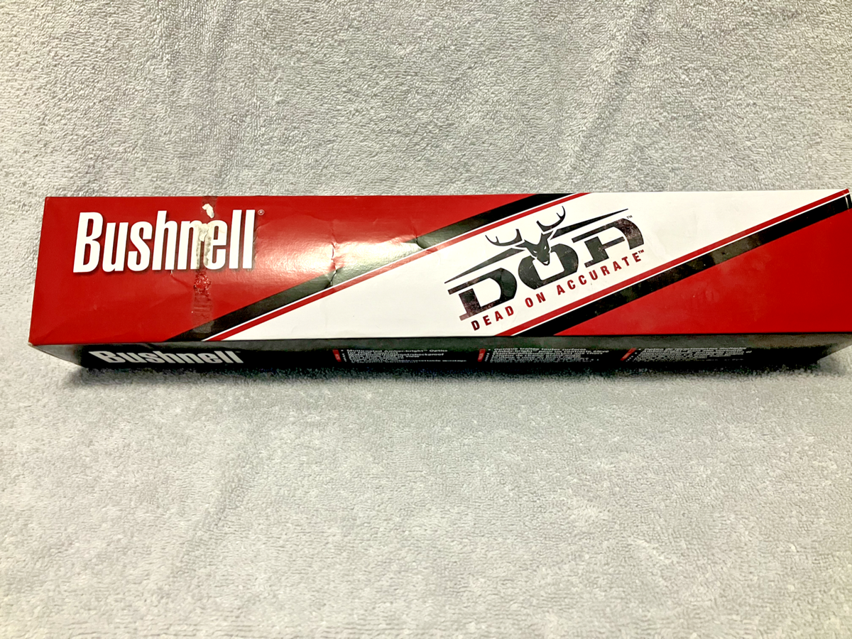 Bushnell Trophy 3-9x40 Rifle Scope Matte Black DoA Reticle 733948B