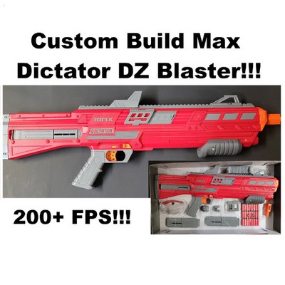 Max Dictator Dart Zone Blaster Custom Build! - Modded DZ 2200+ Fps With Grip!