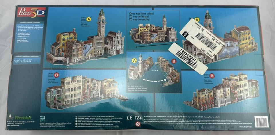 2004 Puzz 3D Venice Wrebbit Brand New Sealed FREE SHIPPING - Image 2 of 2