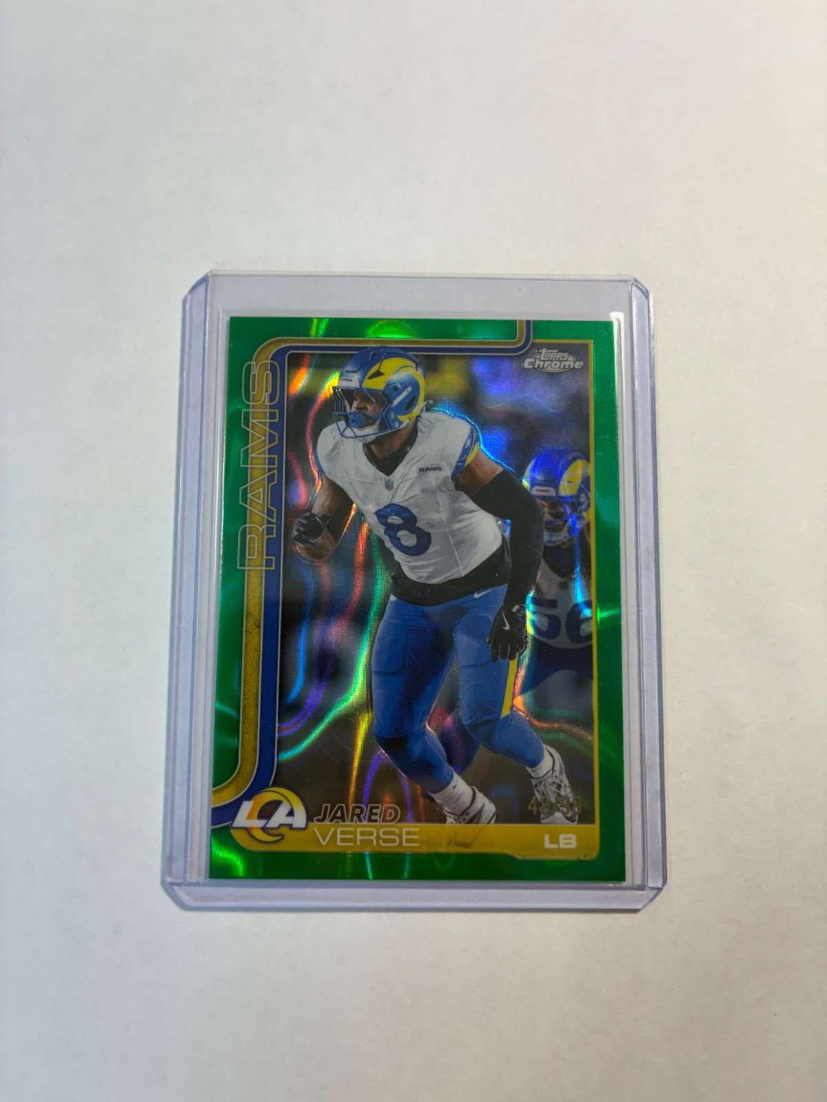2025 Topps Chrome - Jared Verse #173 Green Lava Refractor /99