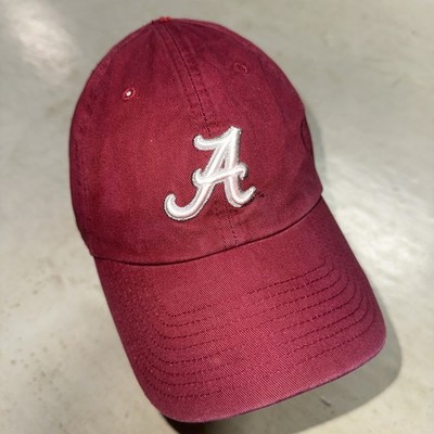 Alabama Bama Red Baseball Hat Fitted Medium M Franchise Roll Tide Distressed Cap