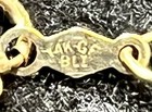 12k BLI Communion Chalice Medal Pendant Charm On 14kGf BLI Chain In Original Box — photo 10