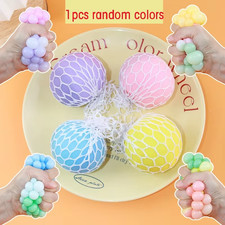 6cm Tri Color Stress Ball Squeeze Toy Slow Rebound Decompression Ball