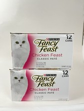 Purina Fancy Feast Classic Pate Chicken Wet Cat Food 3oz Cans 24 Total 2 Cases