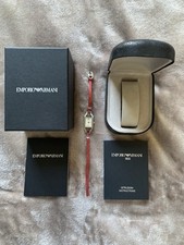 Art Deco Style Watch with Black Diamonds Bezel