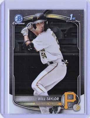 2025 Bowman Chrome #BCP-179 Will Taylor Prospects