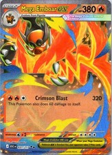 Mega Emboar ex 031/217 Ultra Rare Ascended Heroes Pokemon Holo Near Mint