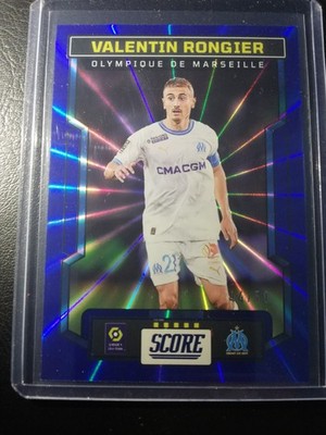 23-24 Panini Score Liga 1 Rongier /50 Blue Laser OM Olympique De Marseille 