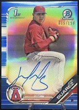 2019 Bowman - Chrome Prospect Autographs Jose Suarez #CPA-JS Blue Refractor /150