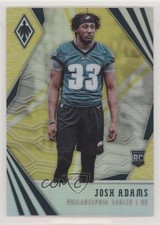 2018 Panini Phoenix Rookies Yellow 14/75 Josh Adams #196 11pj