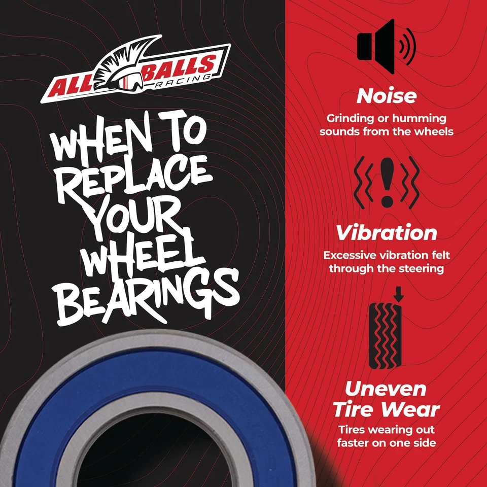 All Balls 25-1510 Front Wheel Bearing Seal Kit for Honda VFR400 90-91 VFR750R 90 Foto 3 de 4