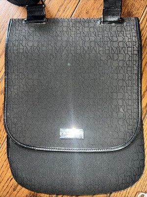 John Richmond Men s Designer Bag Shoulder Bag Black Fabric