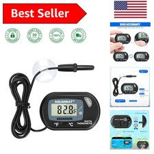 Water-Resistant Digital Thermometer for Aquariums - Quick Accurate Readings