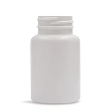 Plastic Bottles Set of 25 HDPE 120cc pill packer bottle with 38-400 CR HIS caps