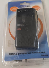 Sealed Craig Micro Cassette Recorder CR8003 Voice Activated