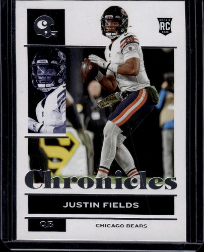 2021 Panini Chronicles #19 Justin Fields Chicago Bears Rookie - Bild 1 von 2