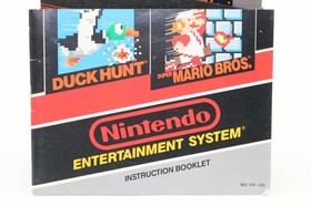 Super Mario Bros. / Duck Hunt NES  With Manual And Sleeve