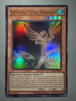 YUGIOH SHINING STAR DRAGON ASIA ENGLISH EDITION CR11-AE099 ULTRA RARE