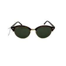 Ray-Ban CLUBROUND sunglasses, brown/white tortoiseshell pattern, men's, RB4246F